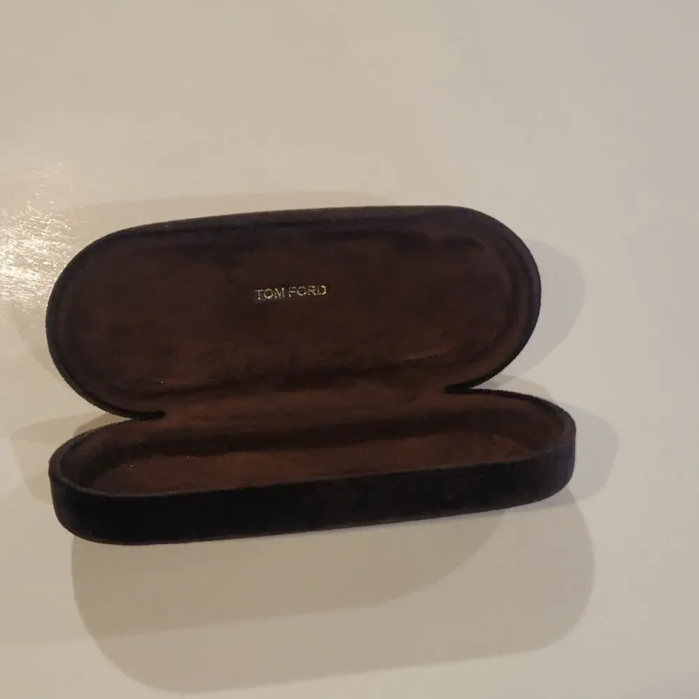 Tom Ford Black Velvet Sunglasses Eyeglasses Case Hard Clamshell 216